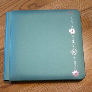 Creative Memories Sea Green with Rose Gold Daisies Album
